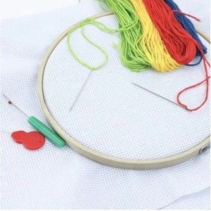 Similane 4 Pieces Aida Cloth/ Cross Stitch Cloth White 12 x 18/ 4 pcs Tela Aida